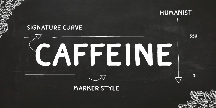 Caffeine Font preview